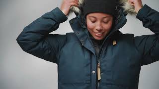 Singi Down Jacket W Dark Navy