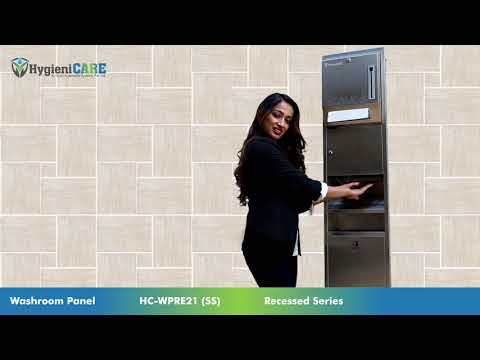 Hygienicare stainless steel washroom panels, for bathroom fi...