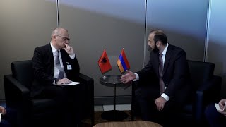 The Meeting of the Ministers of Foreign Affairs of Armenia and Albania
