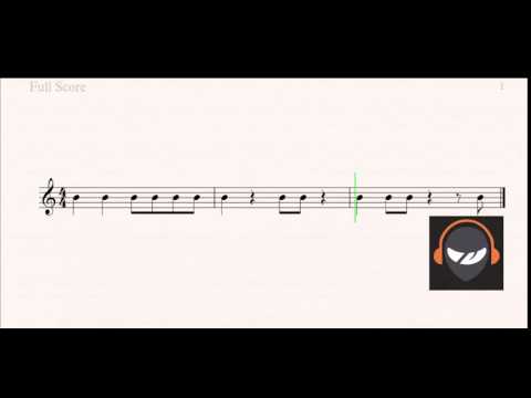 Rhythmic Dictation: ANSWER: Ex 1: 3 bars in 4/4