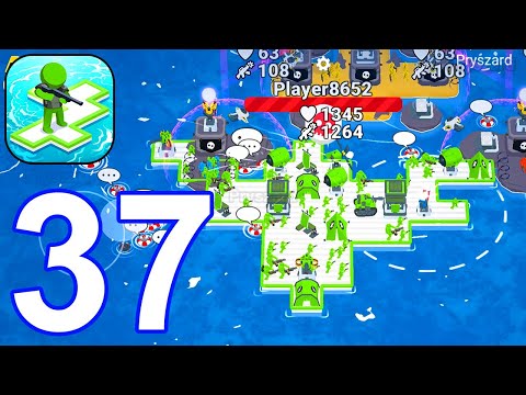 War of Rafts: Crazy Sea Battle - Gameplay Walkthrough Part 37 Raft Army Commander (Android,iOS) - YouTube