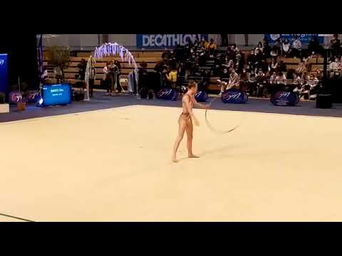 Clara Barents Championnat de France 2022 NatA 14/15 cerceau