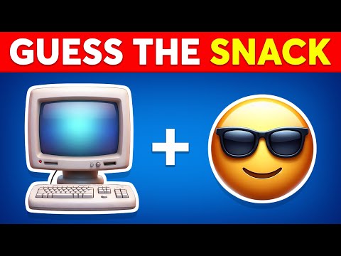 Guess The SNACK and FOOD By Emoji? Emoji Quiz 2025