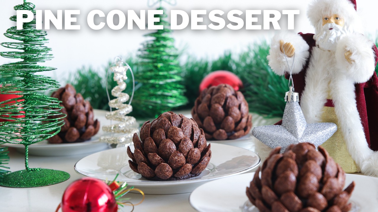 Edible Chocolate Pine Cones The Cooking Foodie