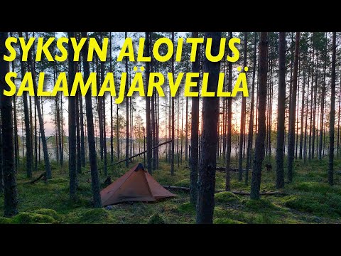 Syksyn aloitus Salamajärvellä - Yö suon laidalla