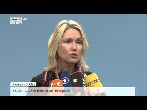 Übergriffe in Köln: Manuela Schwesig empört über Reaktionen am 06.01.2016