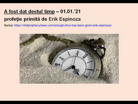 Mesaj profetic: A fost dat destul timp