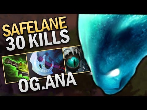 Dota Safelane Morphling with 30 Kills by OG.Ana TI9 Meta
