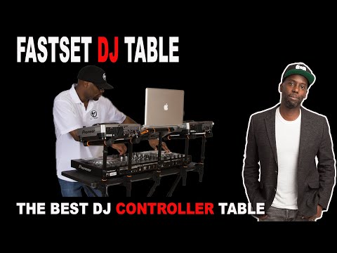 This is the BEST DJ TABLE for controllers - FastSet Utility Table