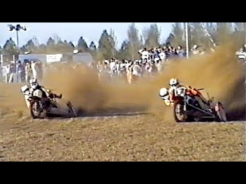 1990 BRITISH MASTERS GRASSTRACK - RH SIDECARS "B" FINAL