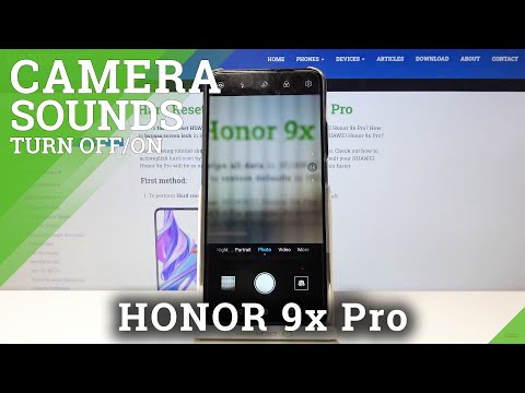 How to Manage Camera Sounds in HUAWEI Honor 9x Pro – Turn On Camera Sounds