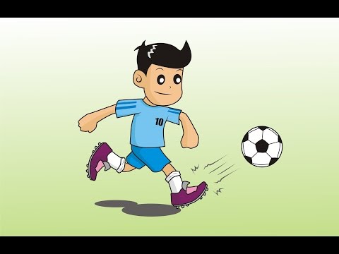 How to Draw Cartoon Soccer Player