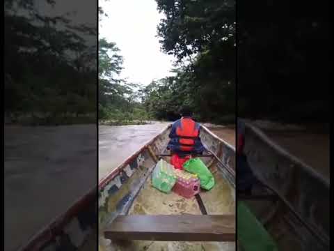 Rio Indio arriba cocle , en boca de uracillo de penonome lo que acasiono las fuertes lluvia