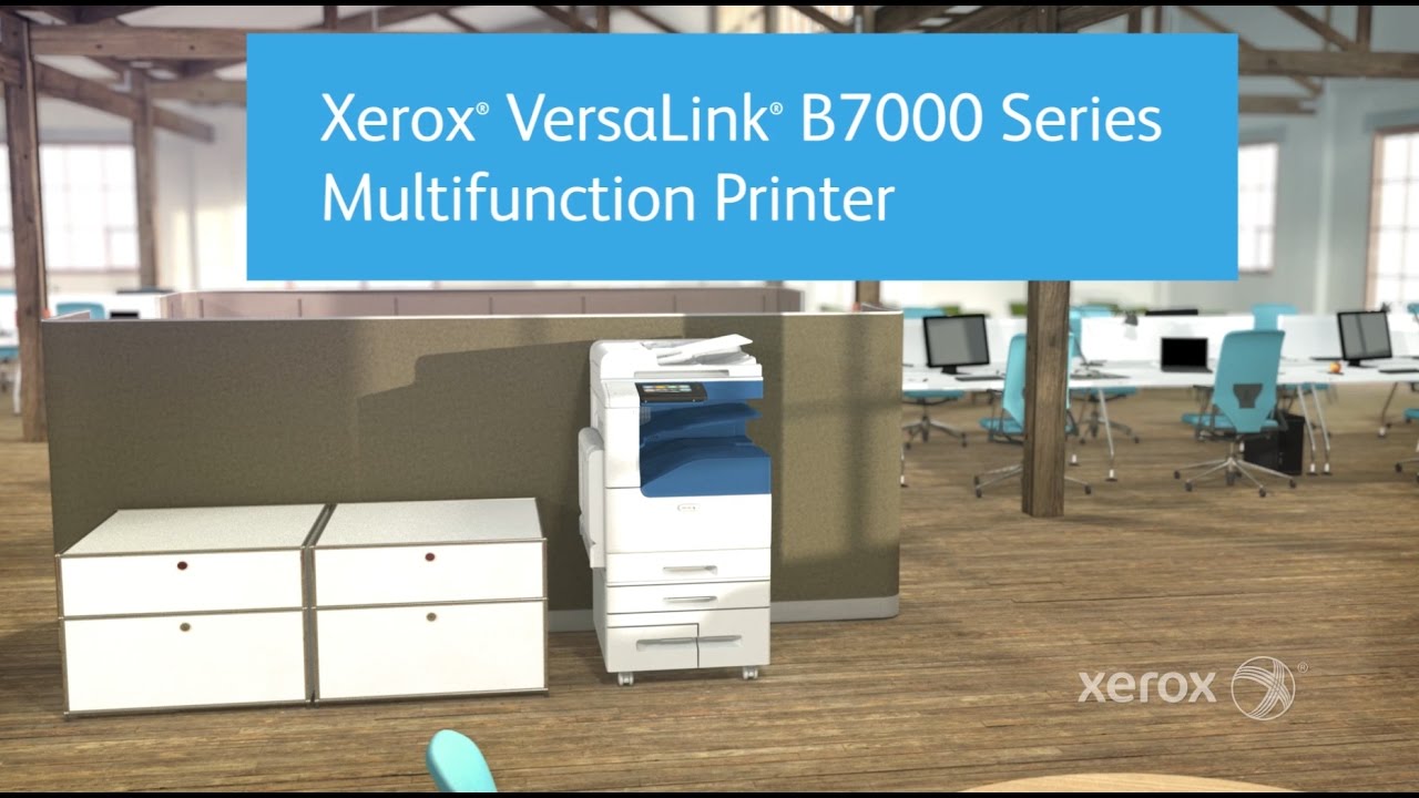 Xerox® VersaLink B7000 Series Multifunction Printer YouTube Video