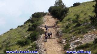 preview picture of video 'Mountain biking. Israel. Mount Gilboa.'