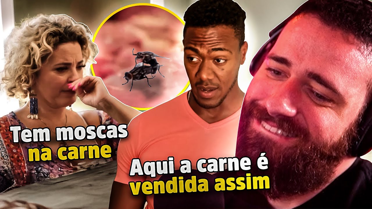 Daniele fica horrorizada com a qualidade do açougue do marido