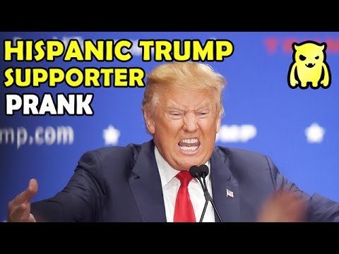 Crazy Hispanic Trump Supporter - Ownage Pranks