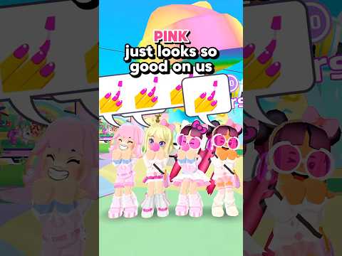 PINK JUST LOOKS SO GOOD ON US🎀💗#pkxd #shorts