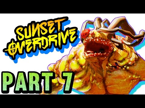 SUNSET OVERDRIVE Gameplay Walkthrough Part 7 - FREIGHT TRAIN (FULL GAME)