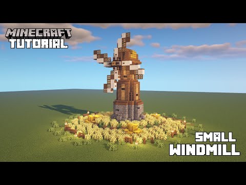 Small Windmill Tutorial || Minecraft