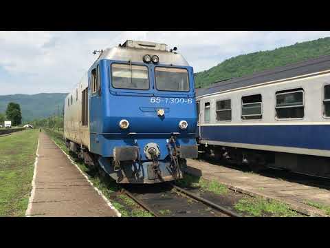 SNTFC R4135 CFR Class 65-1300-6 shunting in Valea Vișeului Station, Maramureș, Romania 28/05/2019