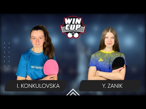 17:15 Iryna Konkulovska - Yulianna Zanik West 4 WIN CUP 12.03.2024 | TABLE TENNIS WINCUP