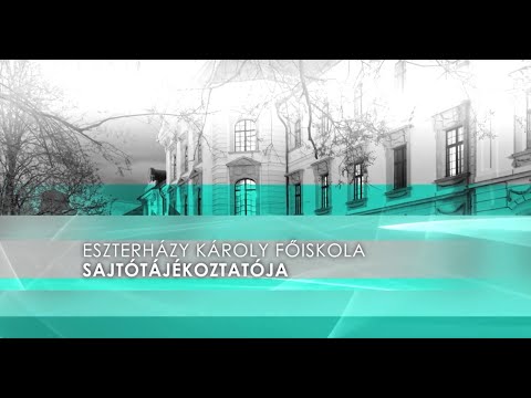 Havi hírek - sajtótájékoztató - Eszterházy Károly Főiskola (2014.04.09)