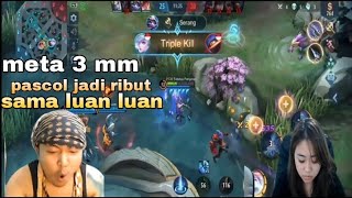 PERTENGKARAN PASCOL DAN LUAN LUAN META 3 MM