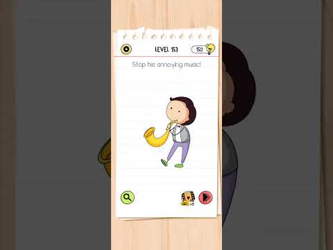 Level 153 - Stop the annoying music | Brain Test - All stars | #walkthrough #braintest