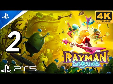RAYMAN LEGENDS Walkthrough Gameplay Part 2 - No Commentary PS5 [1080P 60FPS]