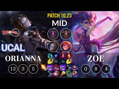 KT Ucal Orianna vs Zoe Mid - KR Patch 10.23