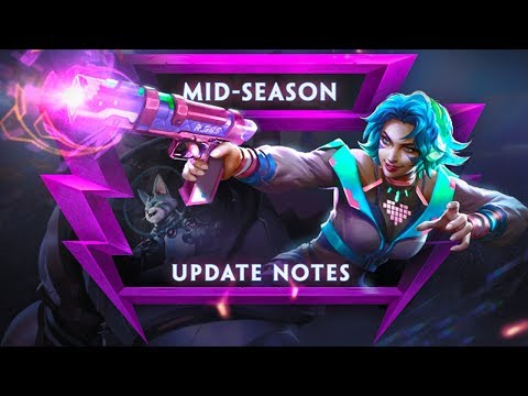 MELHOR PATCH DA SEASON! MUDANÇAS MUITO BOAS! MID SEASON UPDATE NOTES | SMITE BRASIL