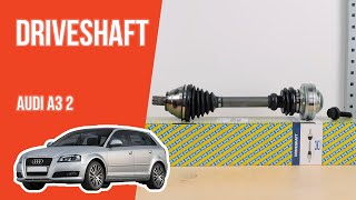 Youtube thumbnail of video "How to replace the driveshaft Audi A3 mk2 🚗"
