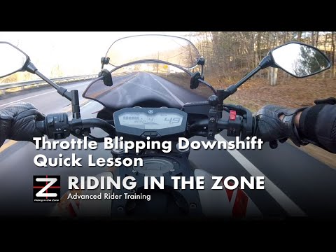 Throttle Blipping Downshift Technique- Quick Lesson