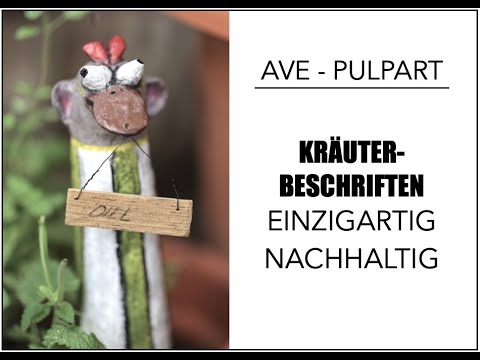 Lustige Figuren für den Garten. #kräuter #diy