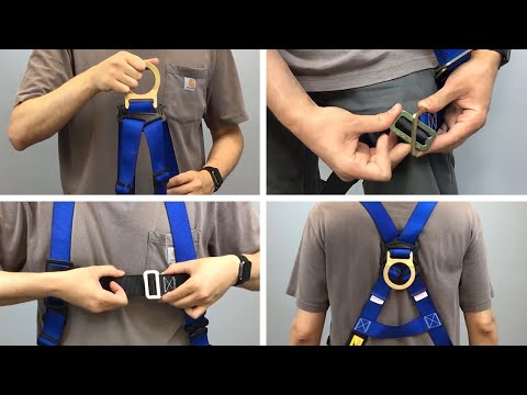 How to Put On a Full Body Safety Harness