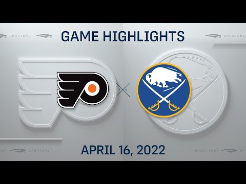 NHL Highlights | Flyers vs. Sabres - Apr 16, 2022
