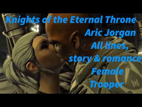 SWTOR KOTET - Whole Aric Jorgan Romance & Story (all lines, Female Trooper)