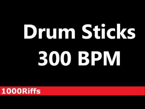 Drum Stick Metronome : 300 BPM - Beats Per Minute