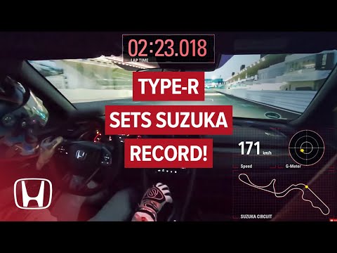 Record Suzuka Lap for the Honda Type-R!