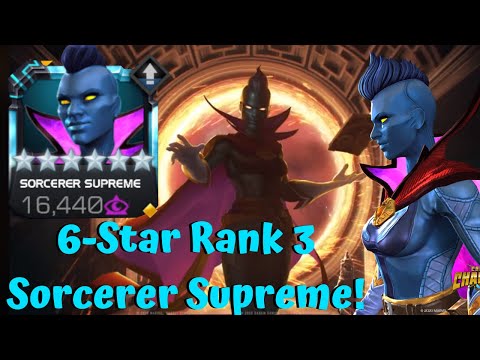 6-Star R3 Sorcerer Supreme! Rank Up & Gameplay! Mystic Beast! - Marvel Contest of Champions