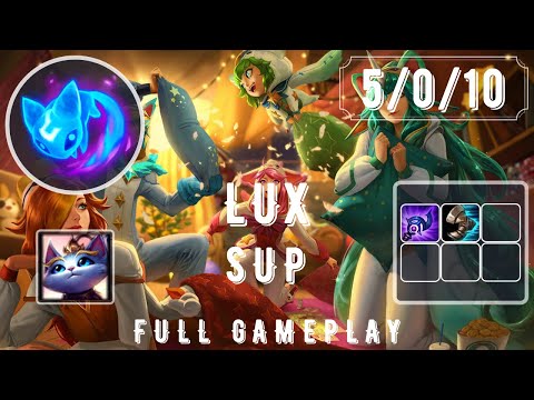 Cap 151 - LOL Lux Support vs Yuumi Full Gameplay 2020 拉克絲 럭스 ラックス