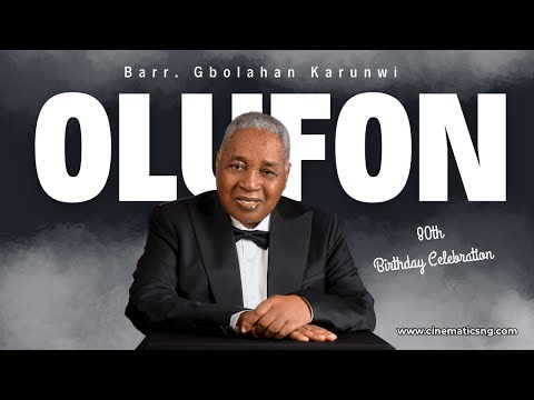 80 Years of Legacy! | Barr. Gbolahan Karunwi Olufon Grand Birthday Celebration LIVE  #GKO80