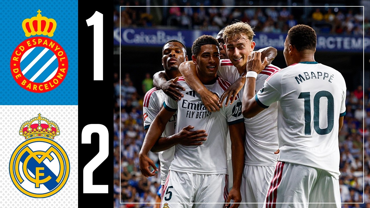 RCD Espanyol de Barcelona 1 - 2 Real Madrid CF highlights
