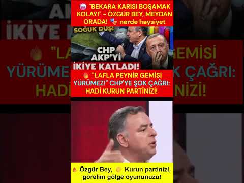 🤡 "BEKARA KARISI BOŞAMAK KOLAY!" - ÖZGÜR BEY, MEYDAN ORADA! 🎭
