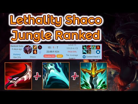 Duskblade Shaco Jungle - S12 Ranked [League of Legends] Full Gameplay - Infernal Shaco