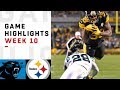 Panthers vs. Steelers Week 10 Highlights | NFL 2018