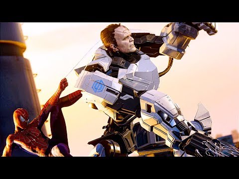 SPIDER-MAN PS4 Silver Lining DLC Cyborg Hammerhead Final Boss + Ending