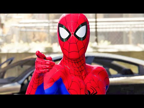 Marvel's Spider-Man - Recreating My Name is Peter Parker Scene (Spider-Verse Opening)