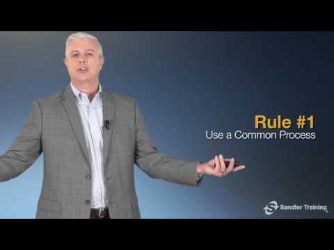 Rule #1: Use a Common Process - The Sandler Rules for Sales Leaders